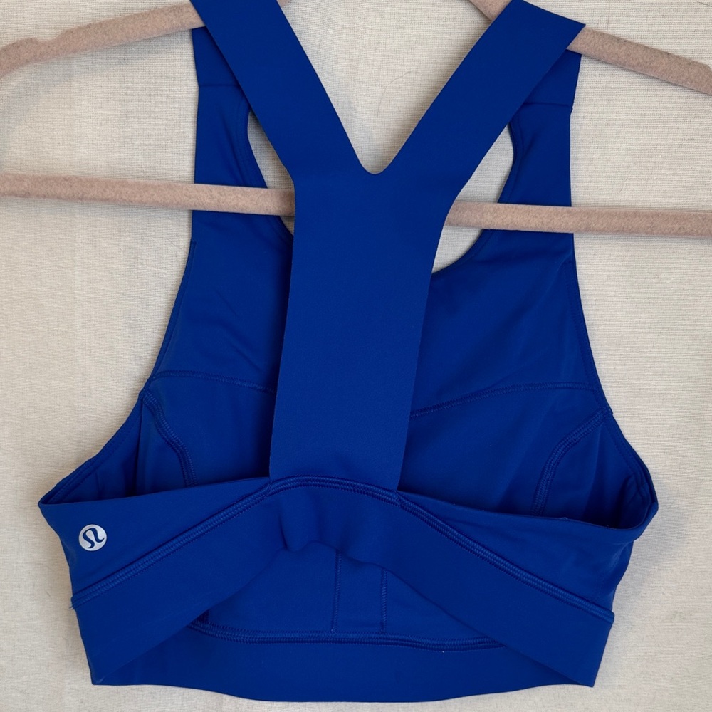 lululemon athletica Vibrant Blue Sports Bra